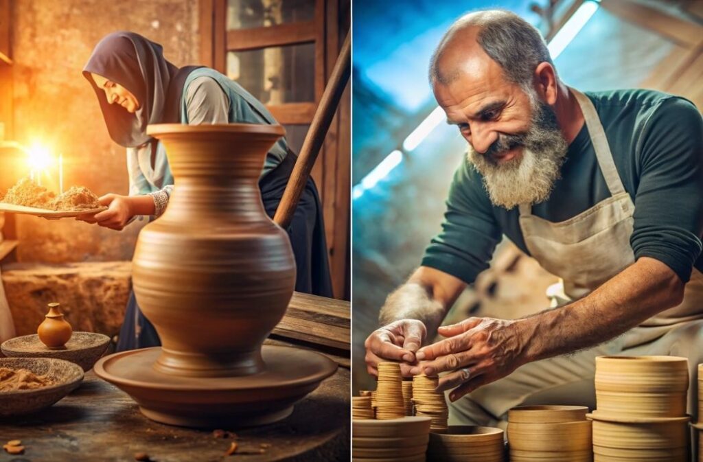 کسب درآمد از سفالگری در سال 1404