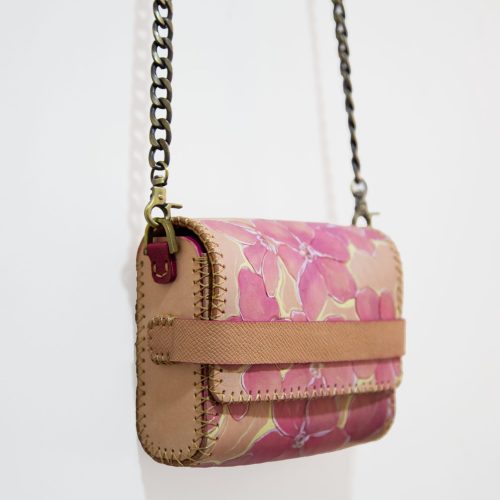 کیف دست دوز چرم طبیعی قیمت 2200000 تومان کیف چرمی زنانه تهران