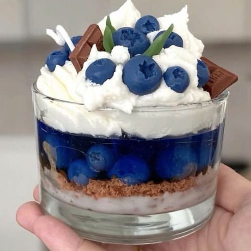 شمع ژله ای دسر بلوری